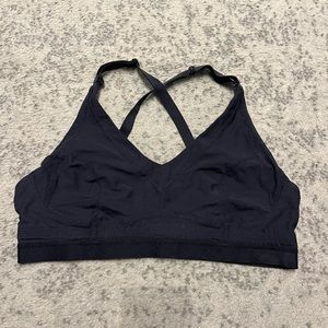 FP Movement Black Mesh Bra Size M